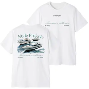 Nude Project Yacht T-Shirt – Premium Streetwear Tee, Casual Nautical Style