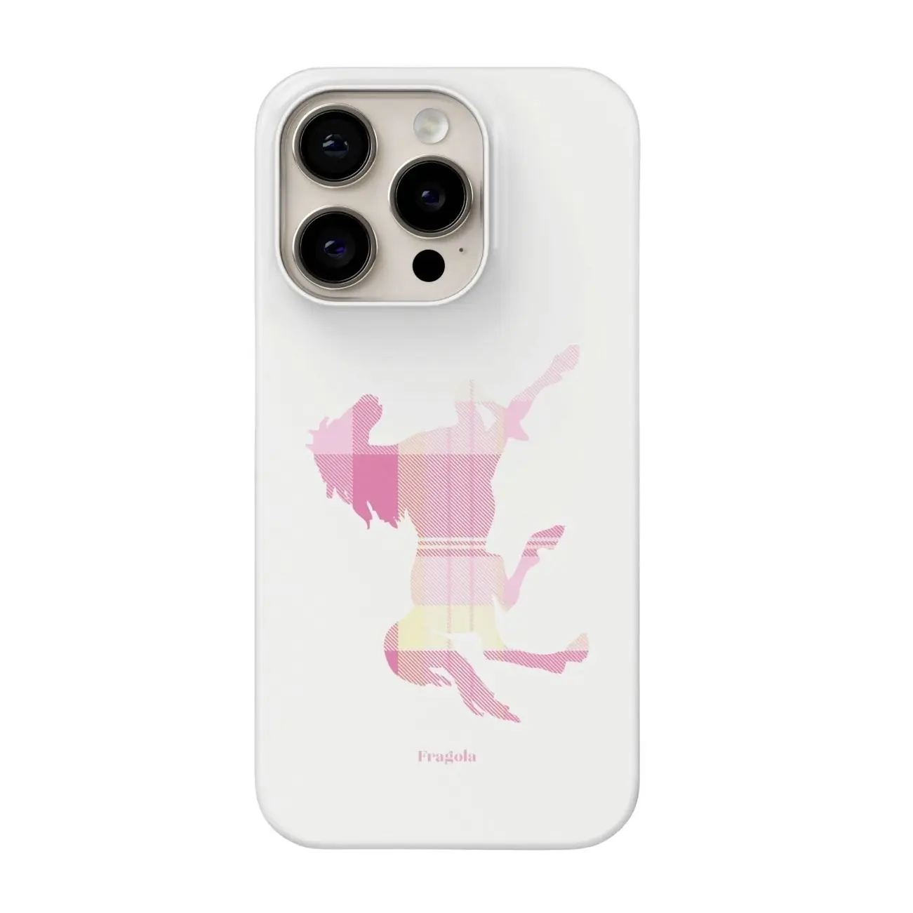 FRAGOLA Marshmallow iPhone Case, Soft Pastel Phone Case, Cute Minimalist Aesthetic Protective Cover, Shockproof Case for iPhone