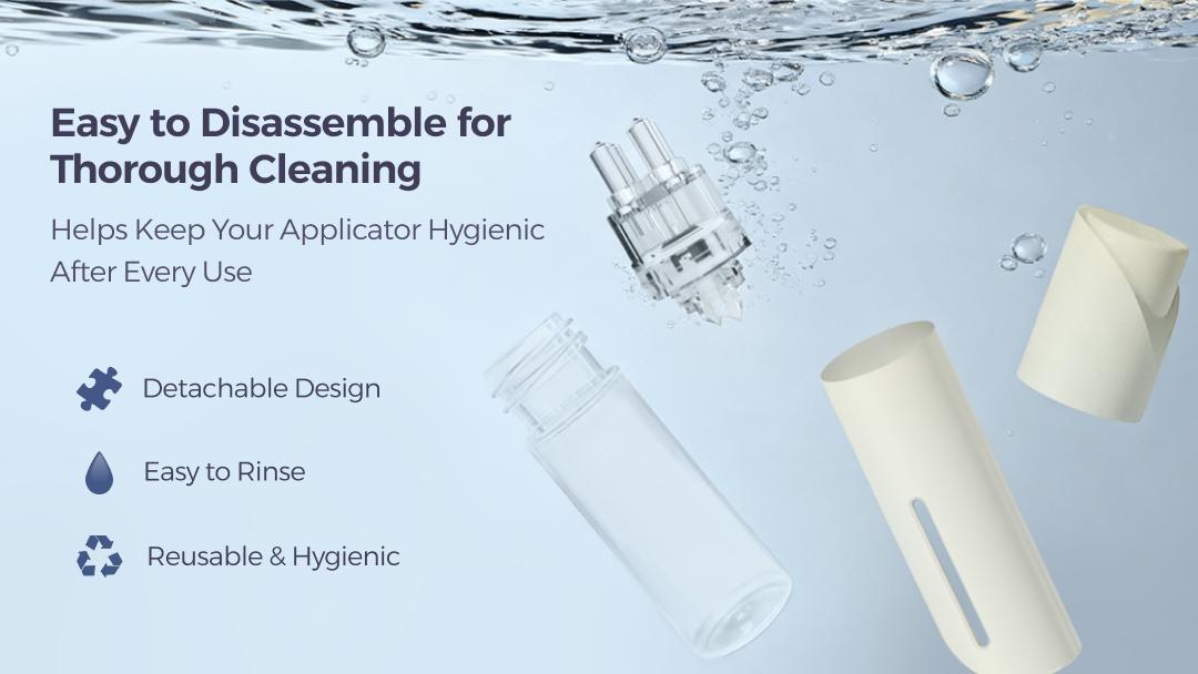 Cavbrook Portable Minoxidil Applicator Hair Oil Comb, Minoxidil Scalp Applicator Massage Comb, Hair Care Tool for All Hair Types, Heatless Hair Styling Tool for Women & Men, Hair Styling Comb with Scalp Massager