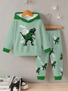 Boy Fashion 3D Print Casual Pullover, Long Sleeve Sports Shirt, Geometric Pattern, Fitted Suit, Casual Set, All Seasons Outdoor Wear, Matching Outfits Set