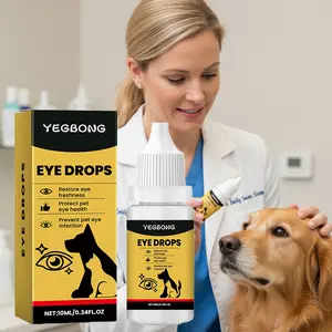 Pet Tear Stain Remover Eye Drops for Dogs & Cats - Natural Formula for Tear Stain Removal & Itchy Eyes Relief - Gentle Daily Eye Care for Pets,Dog Products,
