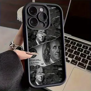 Black Bamboo Full-wrap Soft TPU Phone Case Compatible with iPhone 16,15,14,13,12,11,X,Pro Max,Plus Fits iPhone 11/12/13 Pro Max,14 Pro/14 Pro Max,15/15 Pro,16/16 Pro Max/16 Plus