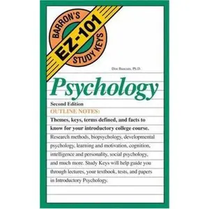 USED-Ez-101 Psychology (Ez-101 Study Keys) by Don Baucum Ph.D. (Paperback)