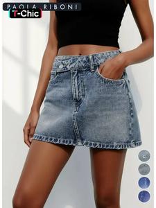 women's zipper fly denim vintage skirts, fitted casual fashion mufti clothes, button pocket mini skirt, lady bottoms for fall, womenswear, downtown girl clothes, preppy 80s clothes, going out bottoms everyday