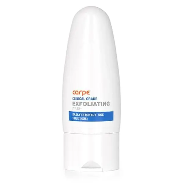 Carpe Exfoliating Underarm Scrub with Odor Protection, Underarm Exfoliator to Improve Deodorant Performance - Energizing Minty Fresh Smell - Armpit Scrub for Women and Men