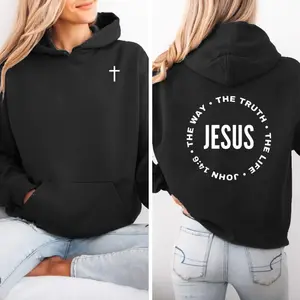 The Way Jesus Hoodie For Women and Men Lightweight Tee