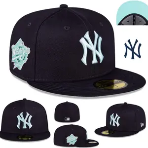 Flat Brim Embroidered Baseball Cap for Men & Women – Hip Hop Snapback Sun Hat