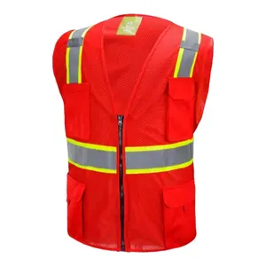 Red safety vest Red safety vest
