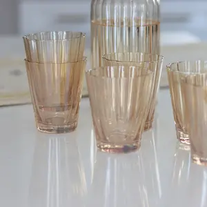 Golden Water Glasses