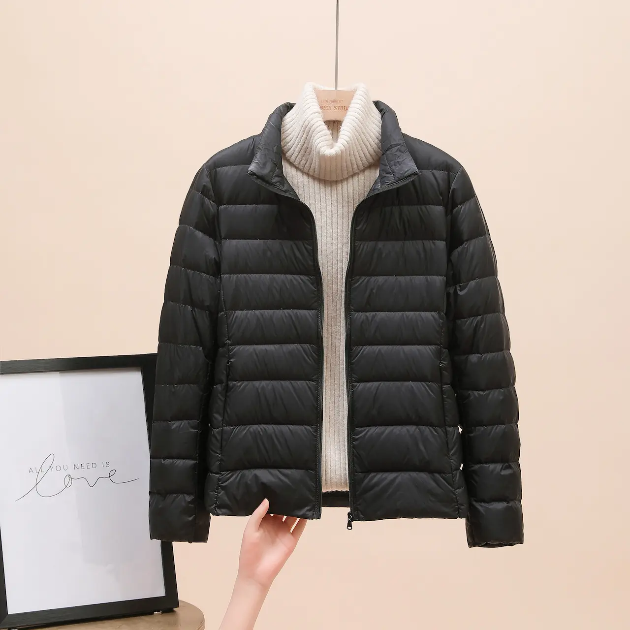 Black (stand up collar)