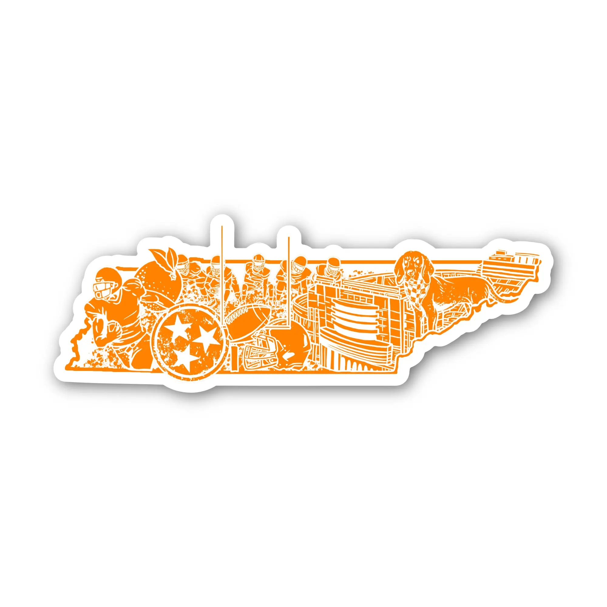 Tennessee Icons Sticker