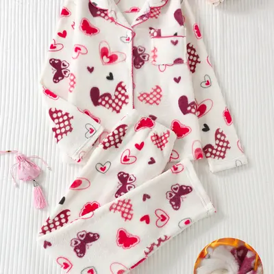 Pijamas Para Mujer De Frio Rojas TikTok Shop