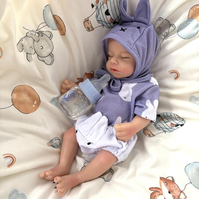 [Drink Wet System] Mayfair Baby Doll 12Inch/30cm (Weight: 2.2 lb) Adorable Full Body Silicone Reborn Baby Dolls With Drink & Wet System With Gift Box For Kids 3+