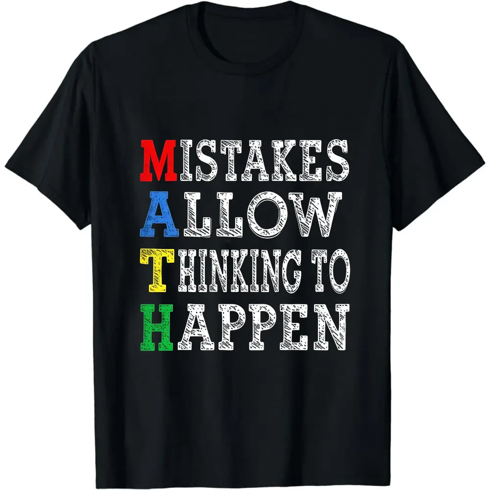 Unisex Black Crew Neck Summer Tee – Washed Style Math Teacher Print, Classic Fit Short Sleeve Holiday Shirt 2026
