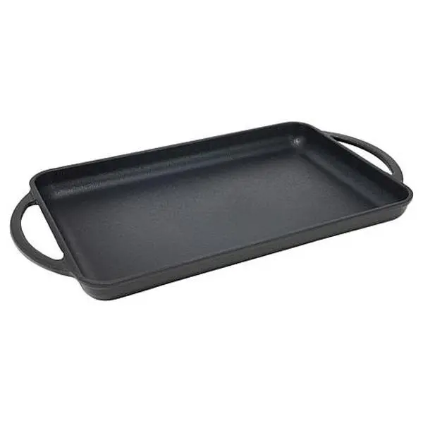KitchenHQ Cast Iron Ceramic Nonstick Flat Griddle Pan