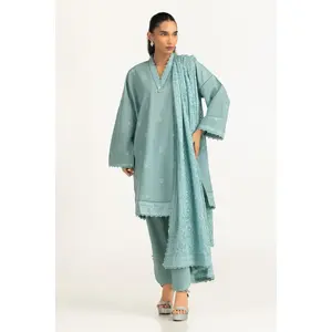 Gul Ahmed Stitched Embroidered 3 Piece IUSTKSD-2038 J(119) NY65