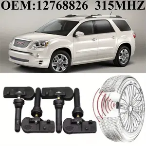 1Pcs/4Pcs OEM#12768826 #315MHZ TPMS/Tire Pressure Sensor For:#CADILLAC(ATS CTS ELR ESCALADE SRX STS XTS) #CHEVROLET(AVALANCHE AVEO CAMARO CAPTIVE COBALT COLORADO CRUZE EQUINOX EXPRESS HHR IMPALA MALIBU MANTE ORLANDO SILVERADO SONIC SUBURBAN SPARK TAHOE.