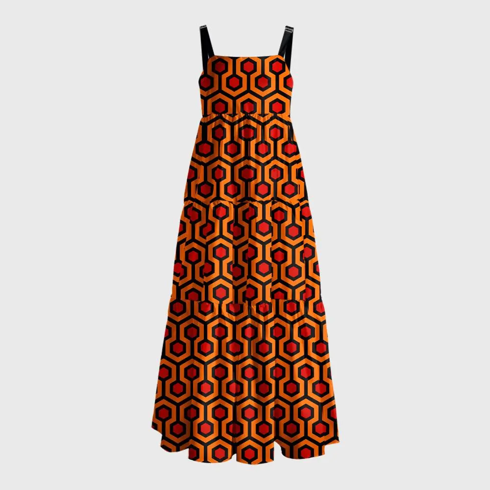 The Shining Humour Geek Tiered Cami Maxi Dress