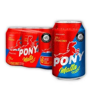 Pony Malta 330ml 6 Pack Malt Flavored Colombian Soda
