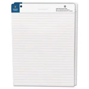 212 MAIN Self-Stick Ruled Easel Pads, 25x30 in, 30 Sheets, 2-Pack, Ideal for Easel Display, WE