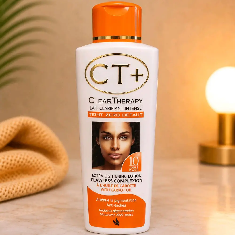 CT+ Clear Therapy Extra Lightening Lotion, Lightweight Daily Formula with Carrot Oil - 500ml