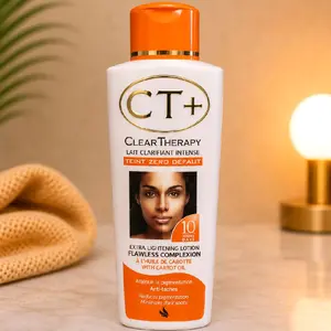 CT+ Clear Therapy Extra Lightening Lotion, Lightweight Daily Formula with Carrot Oil - 500ml