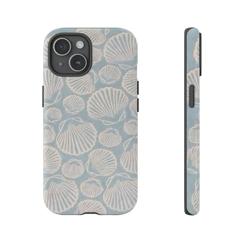 Vintage Aesthetic Seashell Case For iPhone 17 16 15 14 13 12 11