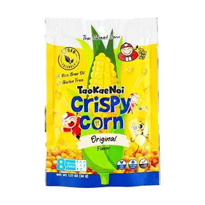 Tao Kae Noi Crispy Corn Snack Original Flavor 36g - Gluten-Free, Vegan, Non-GMO, Healthy Thai Snack