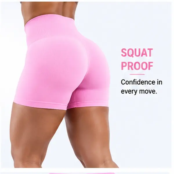 Buttery Soft Women's Workout Shorts High Waist Seamless Biker Shorts Tummy Control Gym Yoga Running Fitness Compression Shorts for Everyday Wear