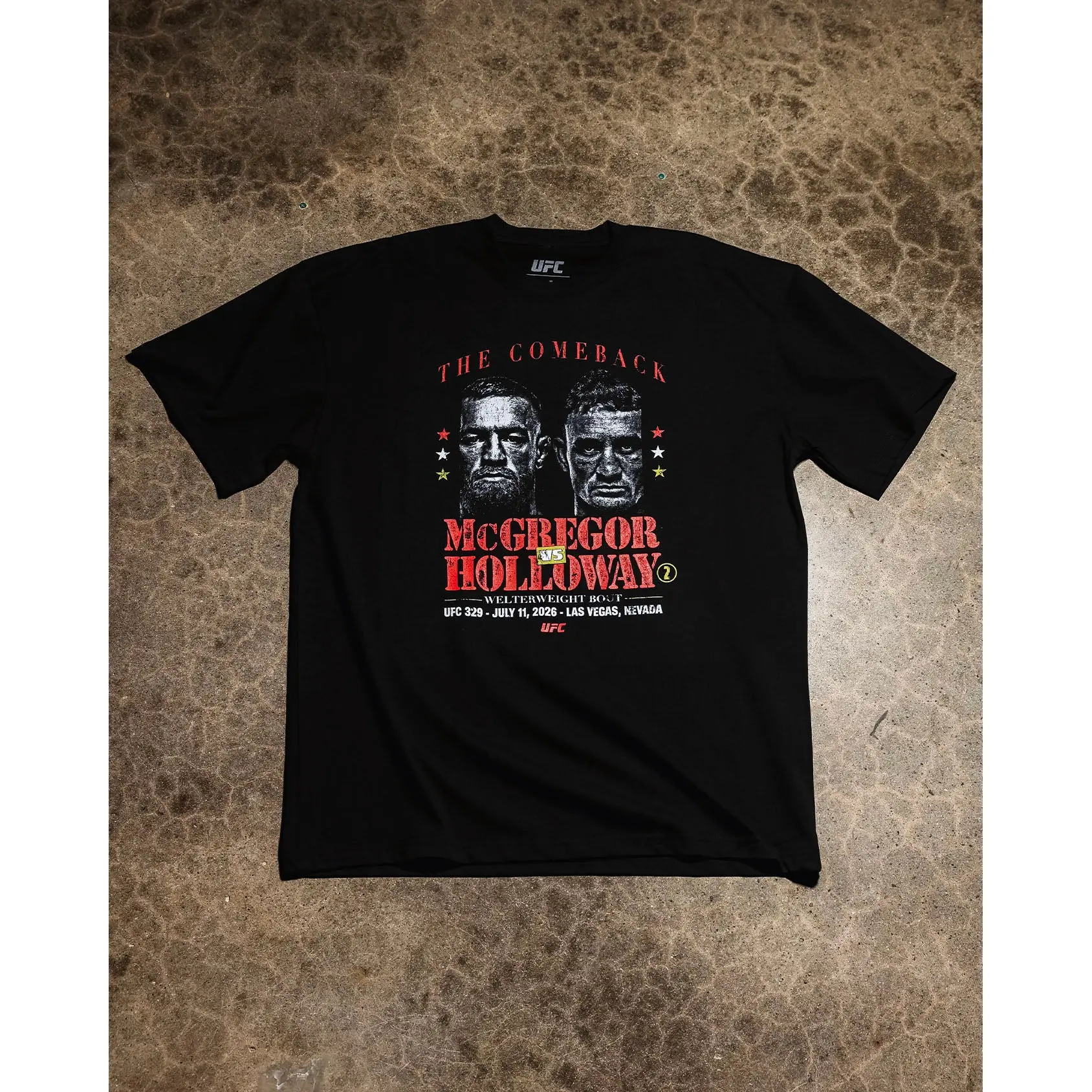 UFC By Culture Kings UFC IFW 2026 McGregor Vs. Holloway T-Shirt Black