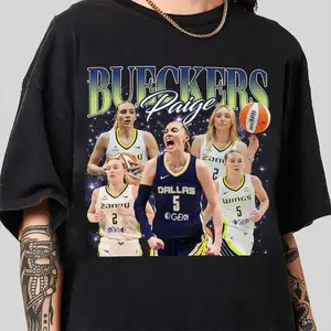 [Sale off up to 50%] Paige Bueckers Vintage Tshirt, Paige Bueckers Shirt, Dallas Woman Basketball T-Shirt, Fan Gift Shirt, Bueckers Bootleg Tshirt