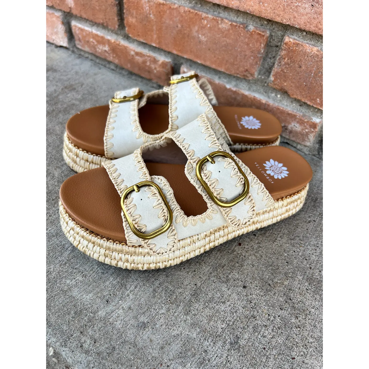 Yellow Box Herana/Ivory Sandal
