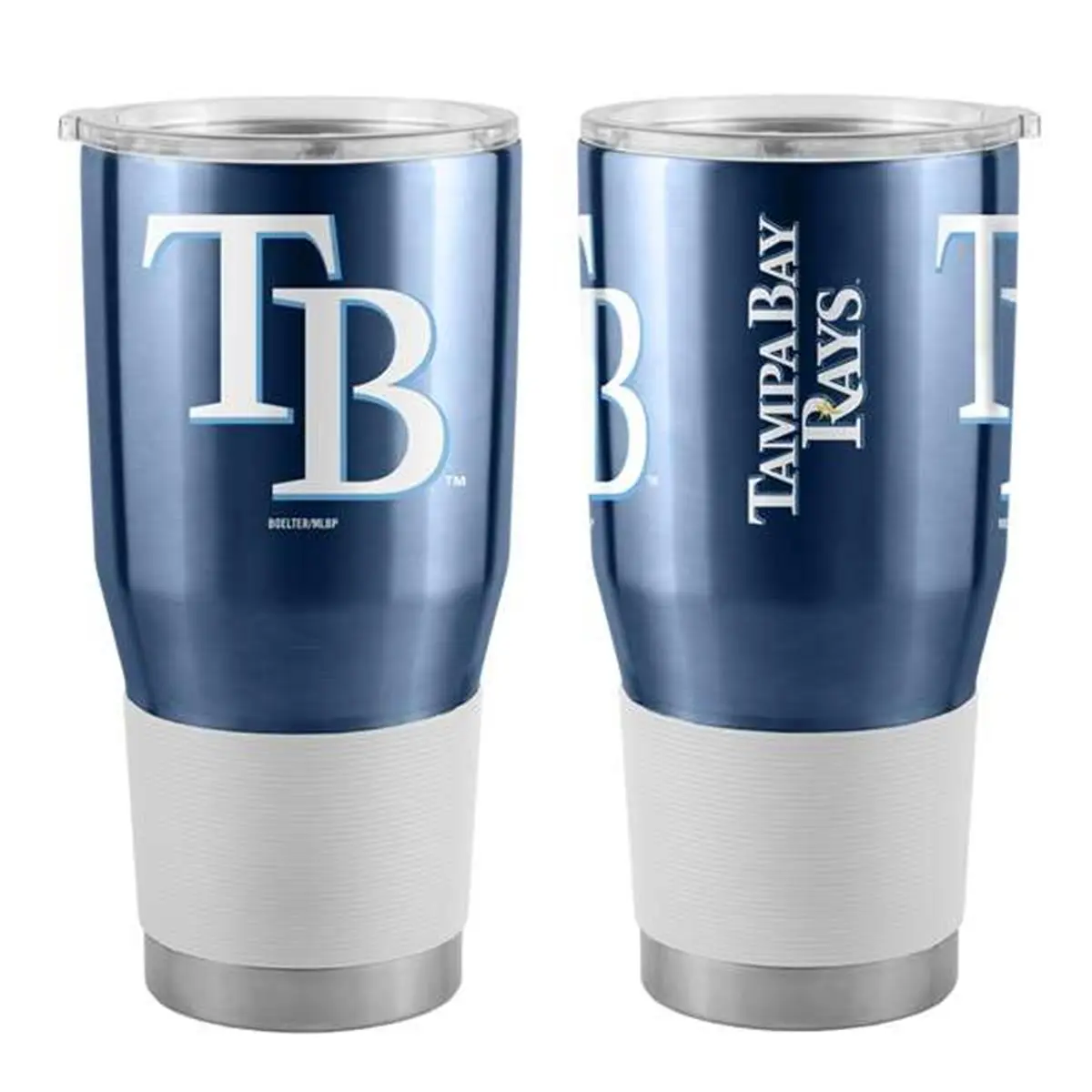 212 MAIN 30 oz Stainless Steel MLB Tampa Bay Rays Gameday Logo Chair Tumbler, 30Oz