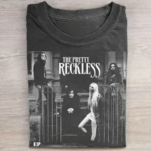 The Pretty Reckless Shirt - Dear God World Tour Tee, Taylor Momsen Frontwoman Energy, Heavy Riffs & Dark Romance Vibes, TikTok Viral Fit