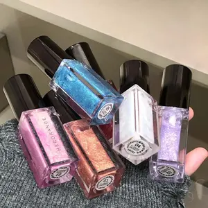 Glitter Lip Gloss, Glowy Lip Gloss, 1 Count Long Lasting Shimmering Glow Lip Glaze, Glossy Lip Glaze Stick, Plumping Lip Oil Lip Stick for Girls & Women, Makeup