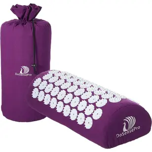 Acupressure Pillow - Acupuncture Massage Pillow for Neck Tension, Pain Relief, Headaches and Migraines - Shoulder, Head, Legs, Back & Neck Pillow for Relaxation