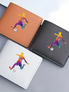 Football Boy Pattern Coin Purse, Nylon Wallet and Card Holder, Compact and Portable, Ideal Gift for Football Lovers, Perfect for Shopping and Travel