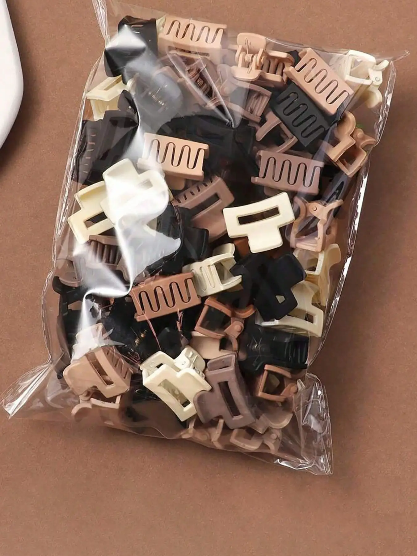 Minimalist Random Color Mini Hair Claws (20pcs), Casual Versatile Claw clip for Women & Girls, Elegant All-match Fashion Accessories for Daily & Party