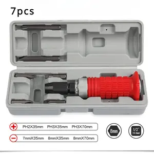 1/2 inch Impact Screwdriver Set Impact Screwdriver Professional Screwdriver Tool Engine Impact Manual Kits Home Repairing Tool, Tool Sets