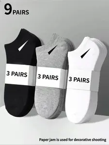 1/3/10/9/12/15 Pairs of Disposable Socks Unisex Ankle Socks Wash-Free Short Socks Plain Sporty and Versatile Casual Essentials