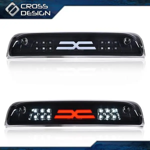 CROSSDESIGN LED Rear 3rd Brake Light Lamp, Rear Lights Fit For 2014-2018 Chevy Silverado, GMC Sierra, Car Lights, Led Lights For Truck