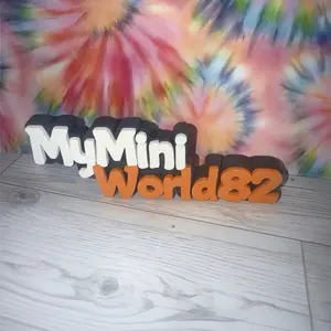 Custom 3D Printed Name Plate – Personalized Handle Display for Videos, Lives & Desk Décor Customized Decoration Acrylic Plaque