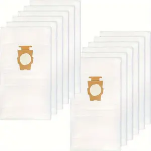 Kirby 6/12pcs Vacuum Cleaner Dust Bag Part 205811, 204814 & 204811 Universal White Cloth Bags for Micron Magic Compatible with S
