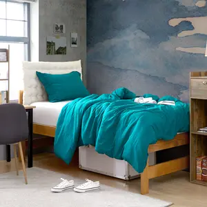 Natural Loft Twin XL Comforter Set - Ocean Depths Teal