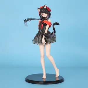 New Date a Live Anime Figurine, Time Sakura Madoka Handmade Figure, Anime Action Figure, Cute Desk Decor & Car Ornament, Perfect Gift for Fans