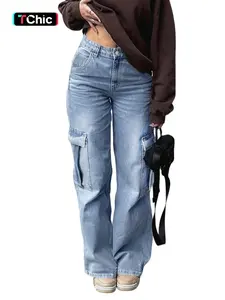 Teen Girl Cargo Style Pants, Trendy Casual Design, Comfortable and Fashionable, Perfect for Daily Wear and Outdoor Adventures