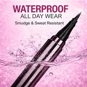 Waterproof Liquid  Pen, Smudge-Proof & Sweat Resistant, ALL DAY WEAR, Ultra Fine 1.7mm Tip, Smooth Glide Ink, Quick Dry, No Smear Transfer, Long-Lasting No Fading, Perfect Clean Lines  small eyeliner Liner Lip Matte Semi-Permanent Tattoo Set Glitter
