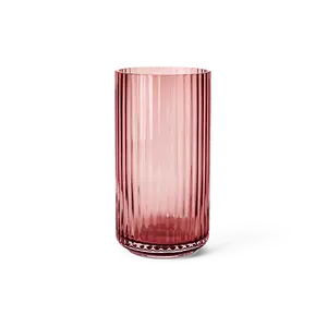 Lyngby Porcelæn Vase, Burgundy