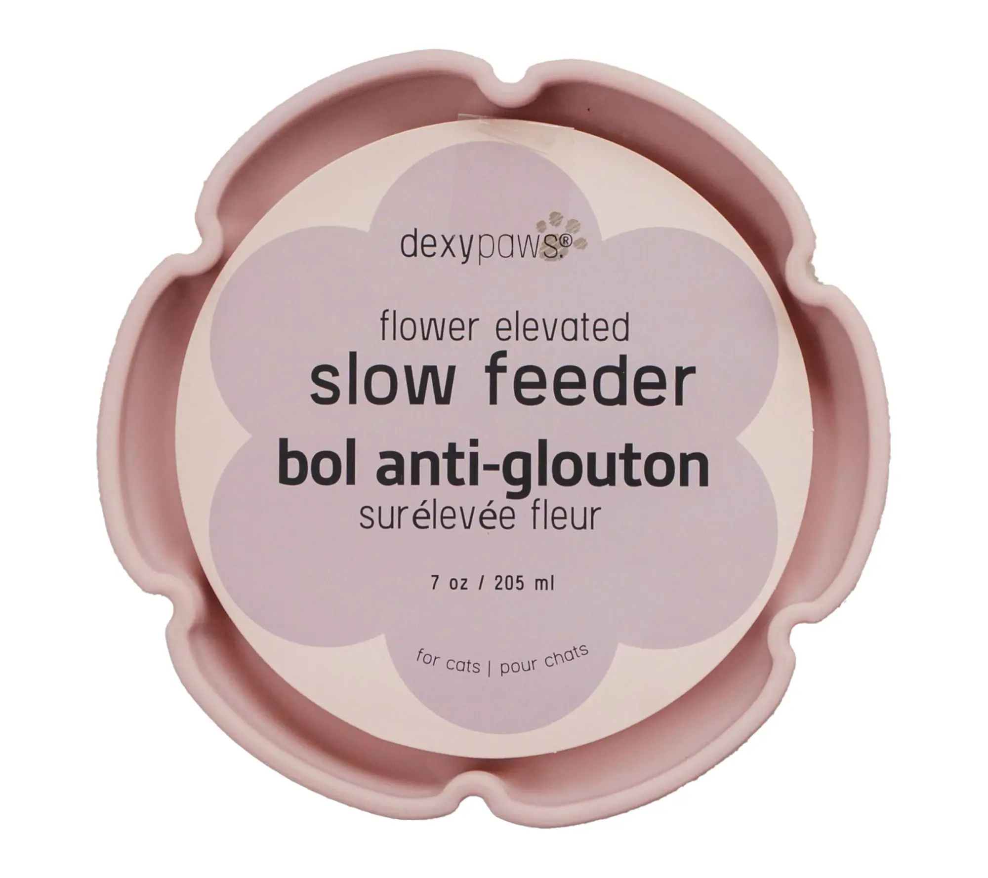 Dexypaws Flower Elevated 7.75oz Slow Feeder