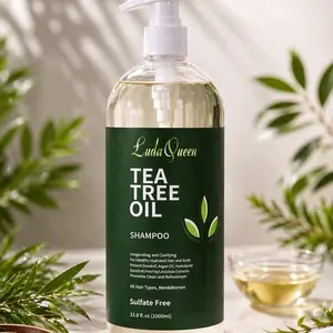Shampoo, with green tea oil argan rosemary biotin